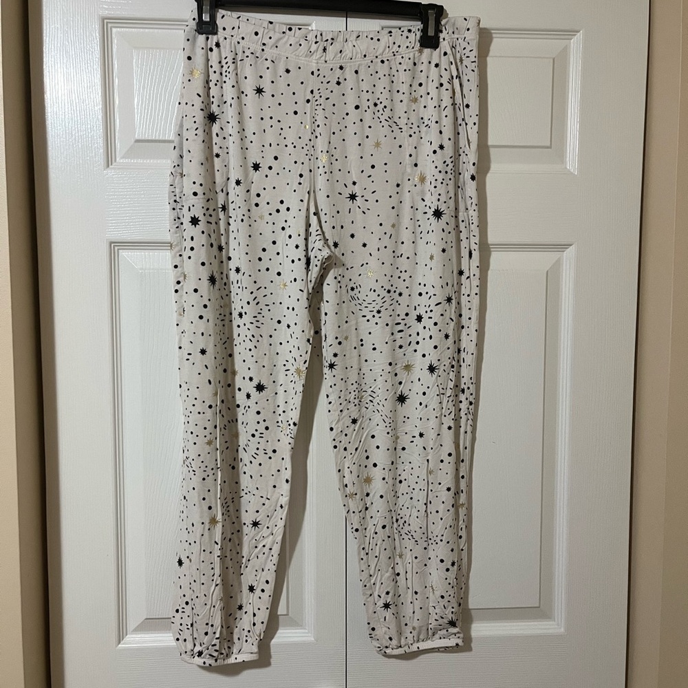 Soma Black and White Star Lounge Pants